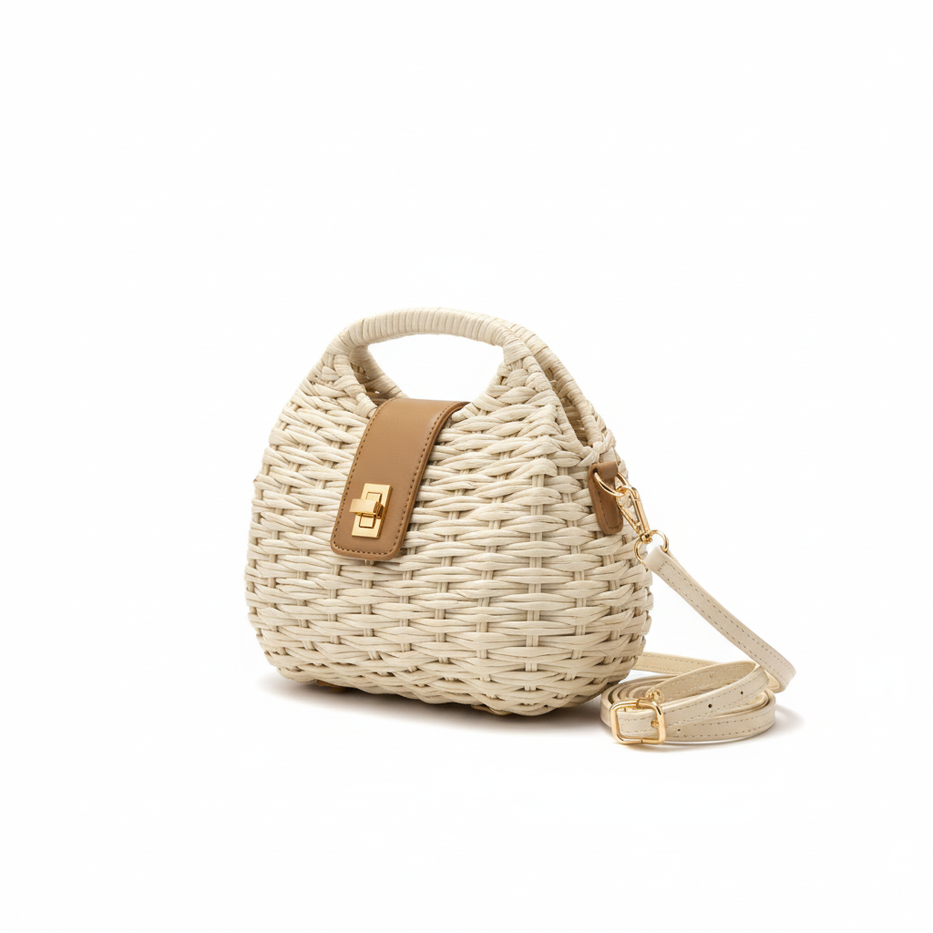 Bohemia Straw Beach Bag