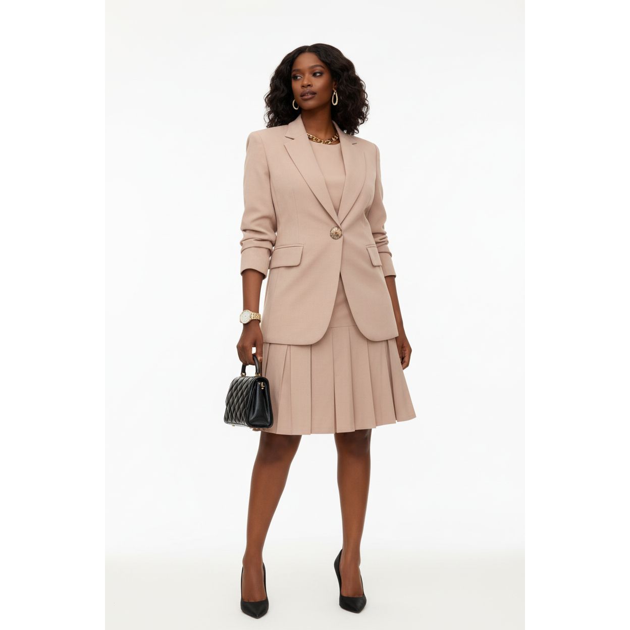 Business Blazer Jacket & Pencil Dress Suit Sets
