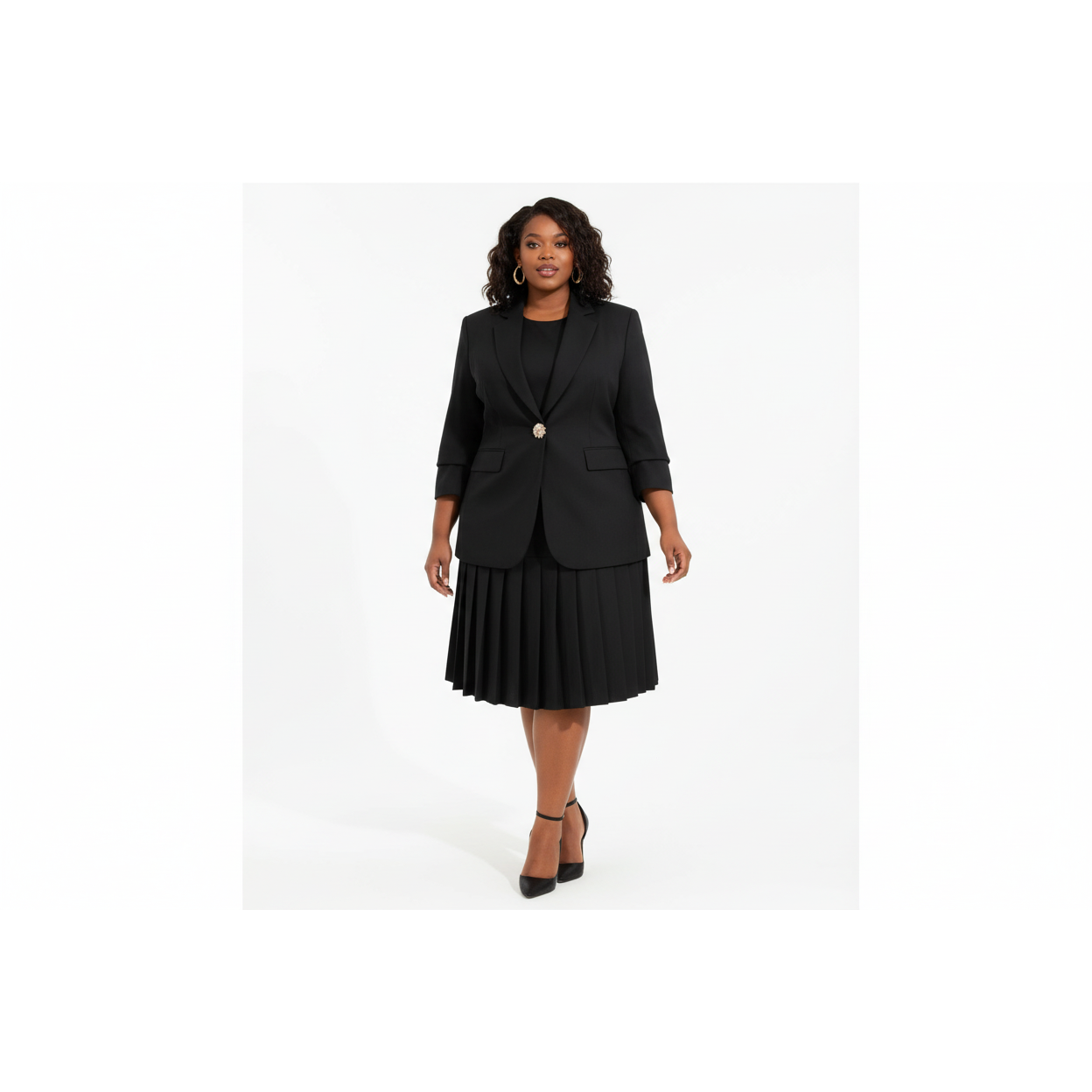 Business Blazer Jacket & Pencil Dress Suit Sets