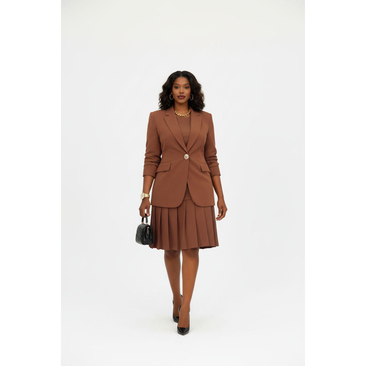 Business Blazer Jacket & Pencil Dress Suit Sets