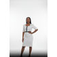 Short Sleeve Square Neck Dress