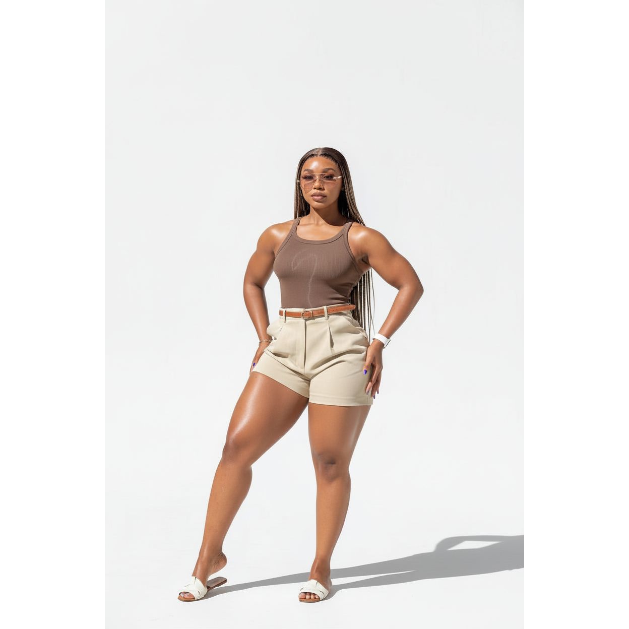 Ladies Formal Wide Leg Shorts