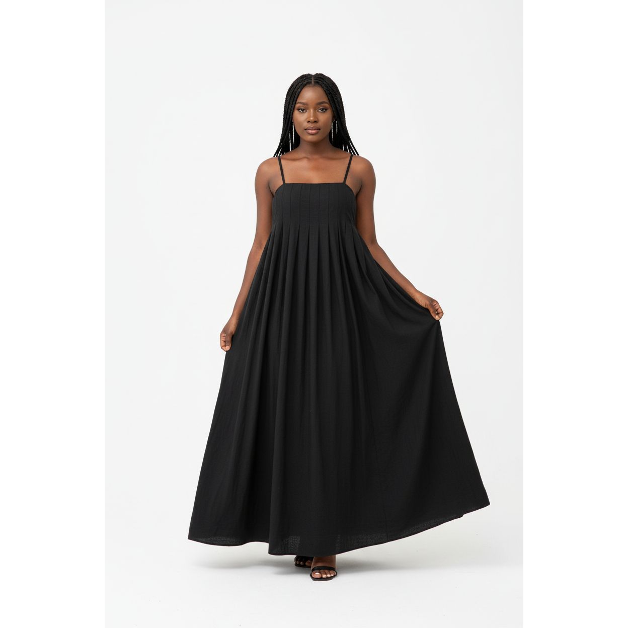Spaghetti Strap Casual Loose Maxi Dress