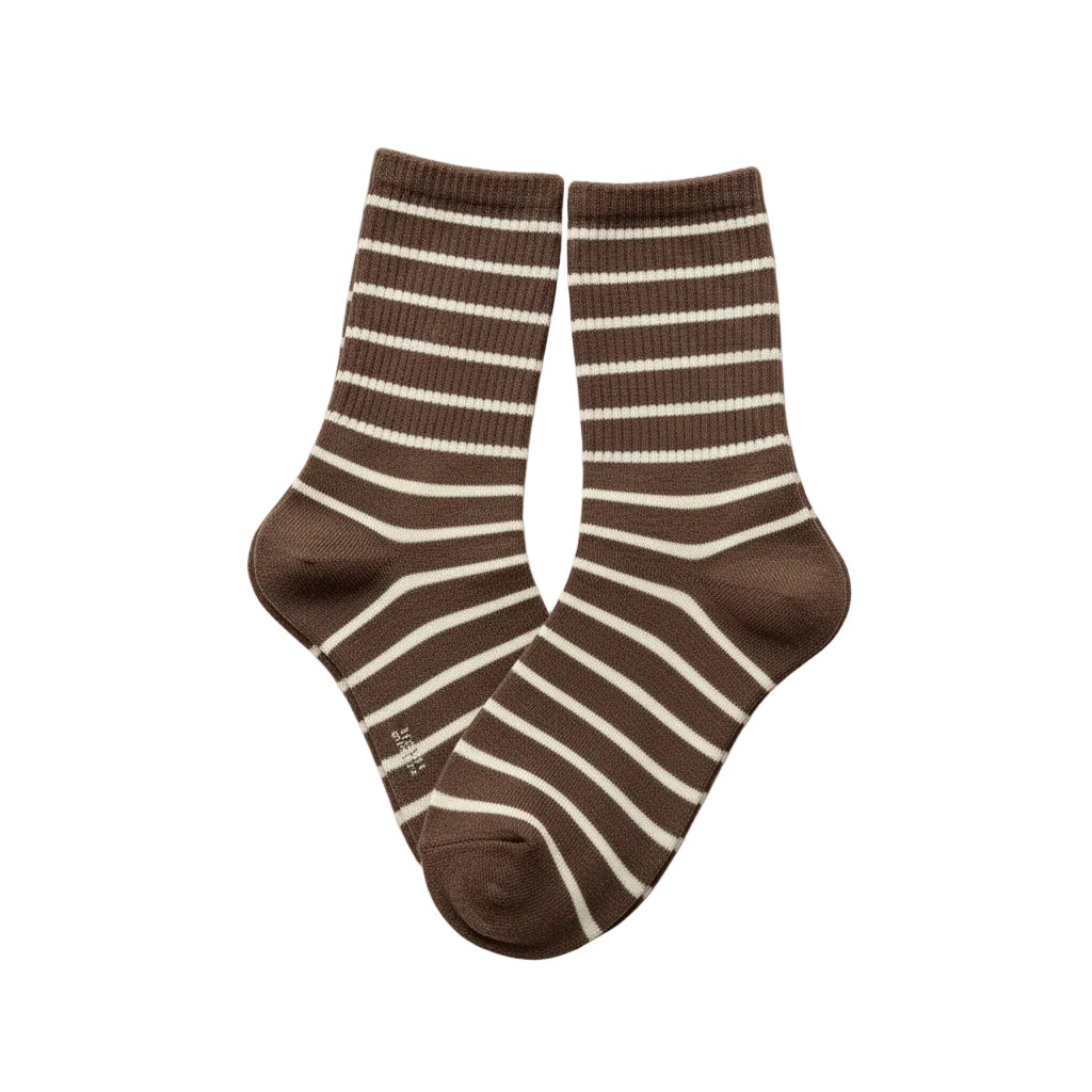 Striped Mid-Tube Socks