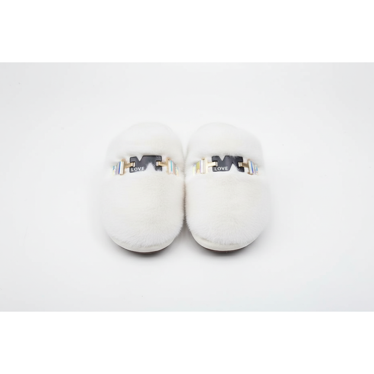 Furry Slip-on Mule Slippers