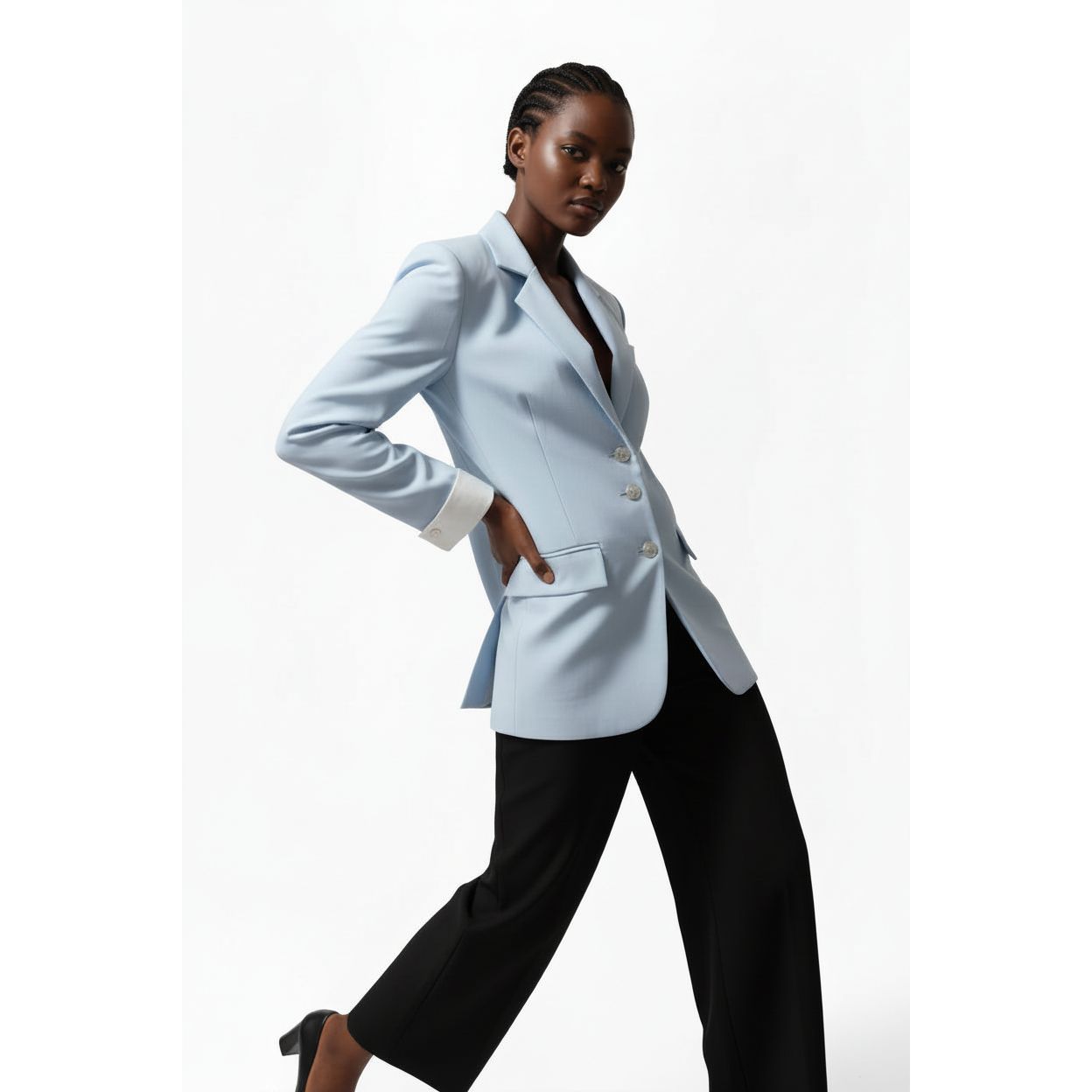 Korean Fashion Spring Autumn Vintage Luxury Splice Office Jacket