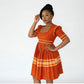 Sepedi Traditional Pleated Midi Dress