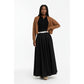 Elegant High-Waisted Umbrella Skirt