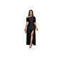 Elegant Off-Shoulder Draped Dress