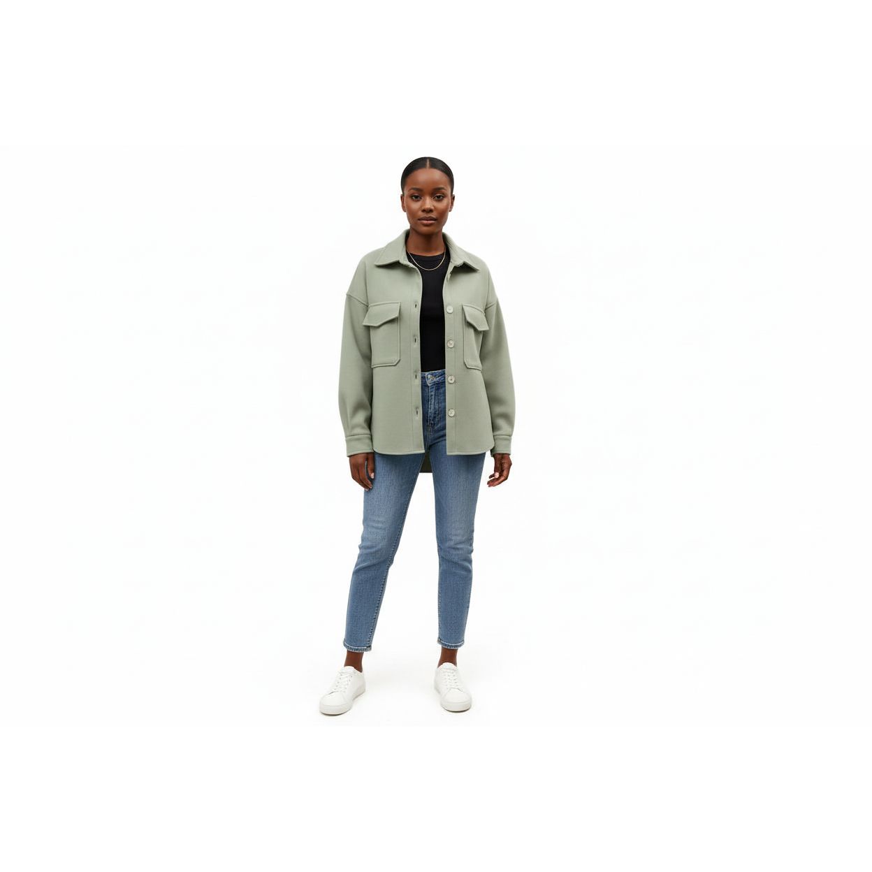 Womens Shacket Hybrid Jacket