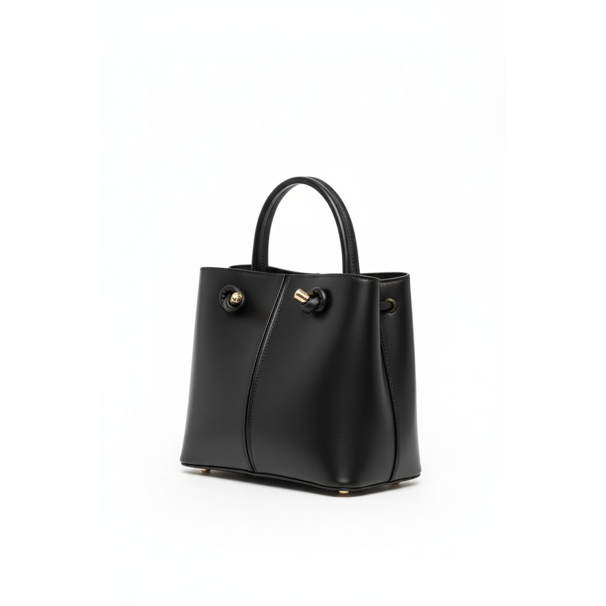Structured Square Tote Handbag