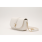 stylish faux leather buckle crossbody bag