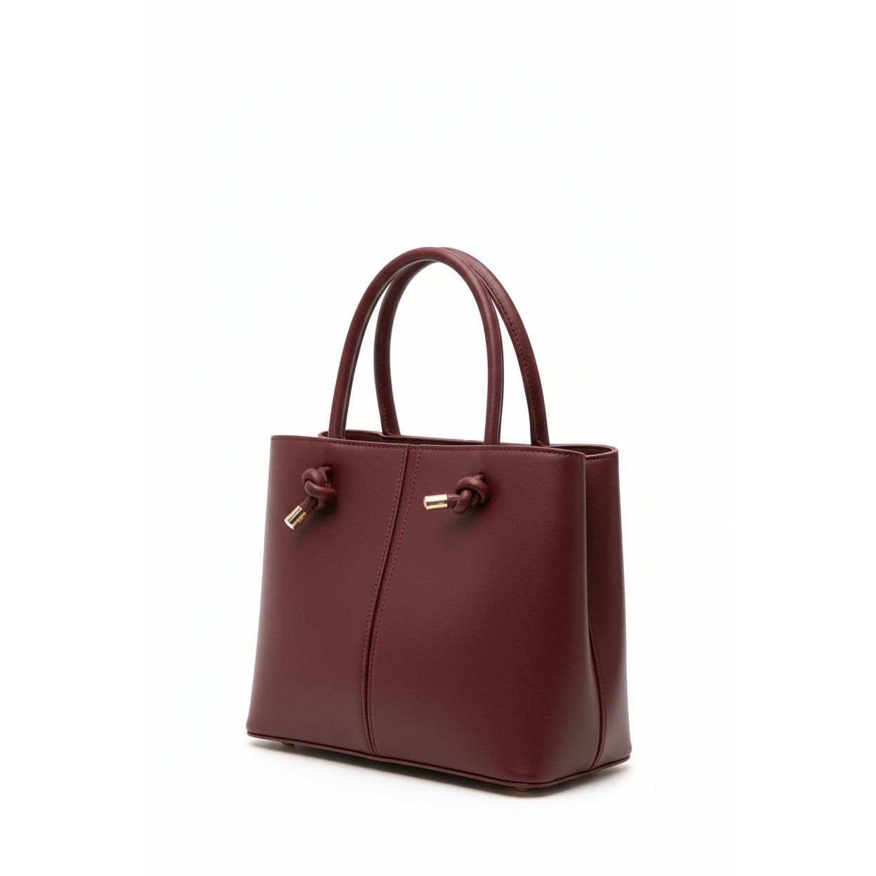 Structured Square Tote Handbag