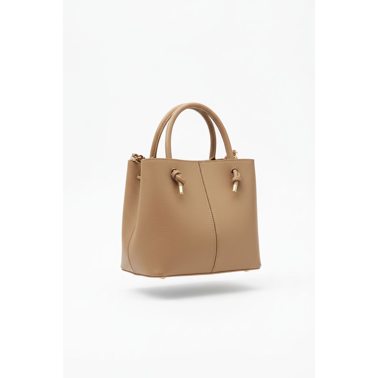 Structured Square Tote Handbag