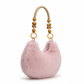 Women's Fashion Faux Fur Shoulder Handbag