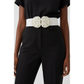 Heart-Shaped Pearls Buckle Belt