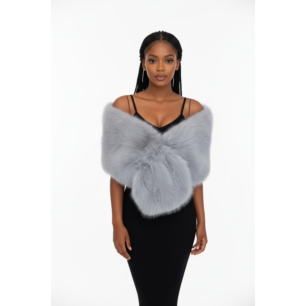 Cloak Fur Fluffy Warm Short Outwear