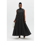 Sleeveless Floral A-line Maxi Dress