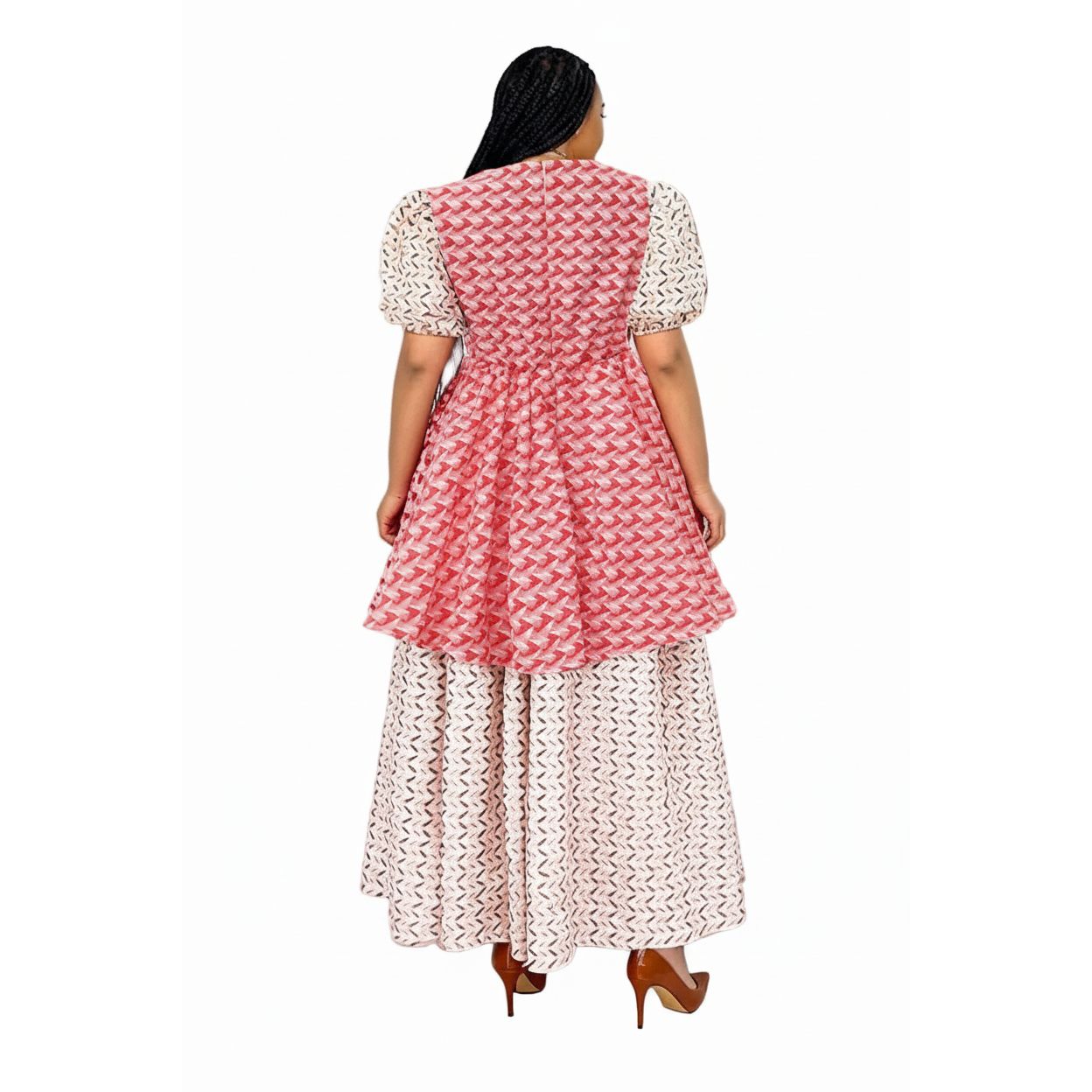 Womens Plus Size Traditional Draped Dress