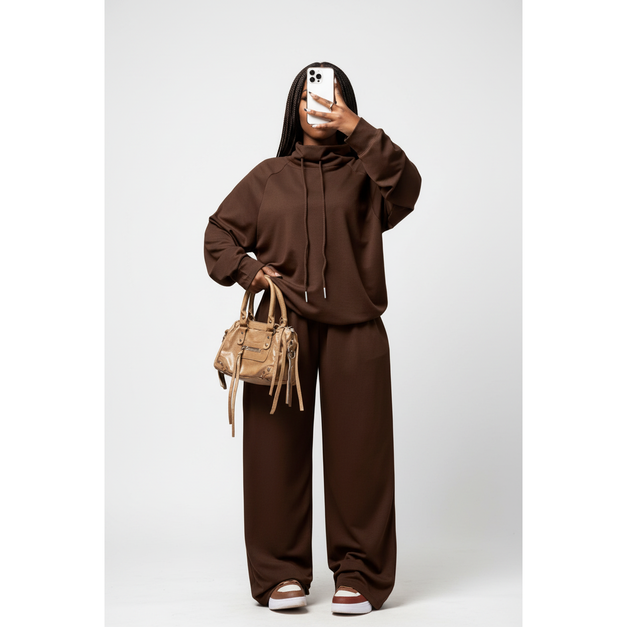 Winter Stretch Sweatshirt and Pants Set