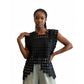 Sleeveless Hollow Out Vest Round Neck Top