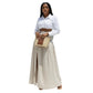 Stylish Ladies' Thigh Slit Maxi Skirt