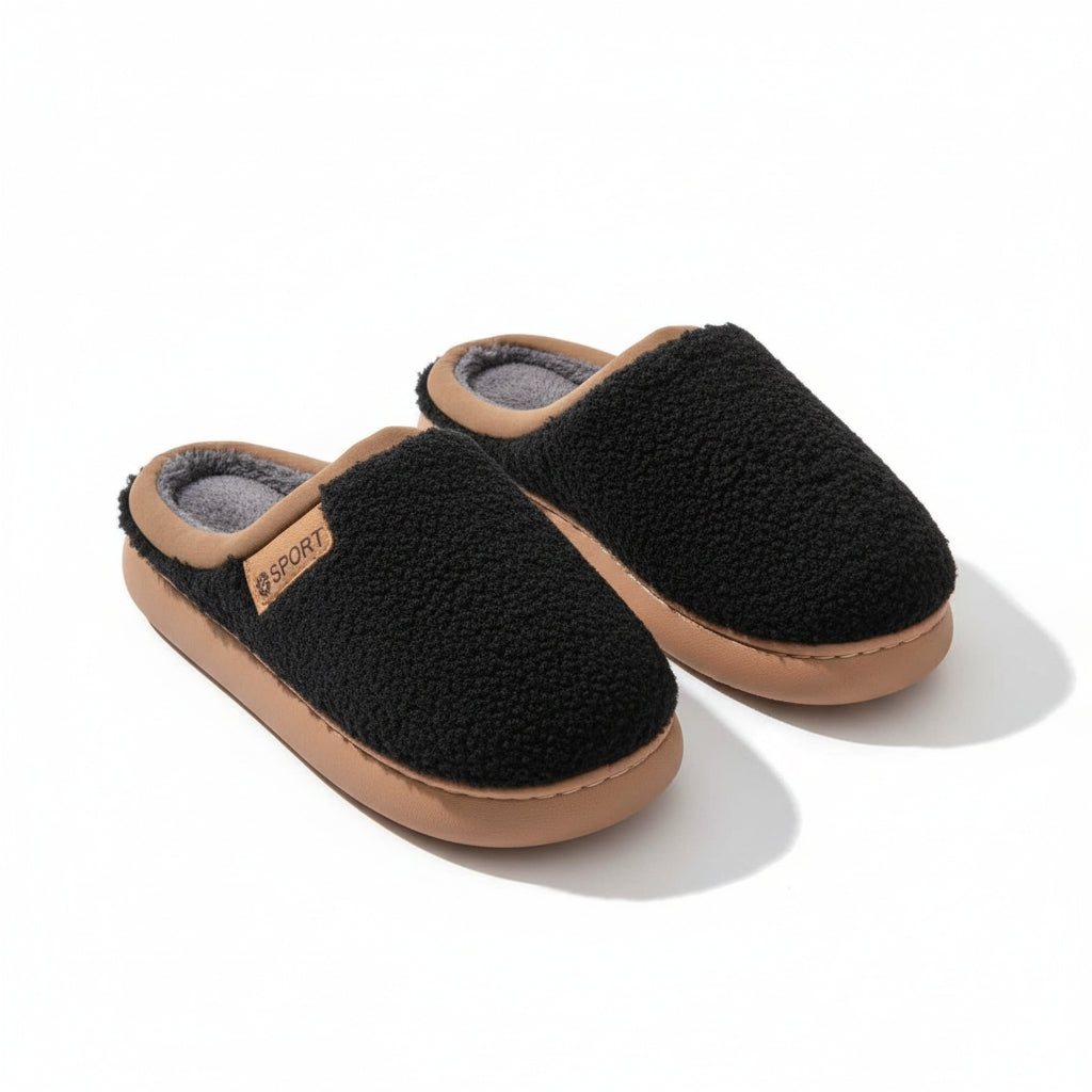 Unisex Cozy Plush Winter Slippers