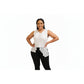 Sleeveless Hollow Out Vest Round Neck Top