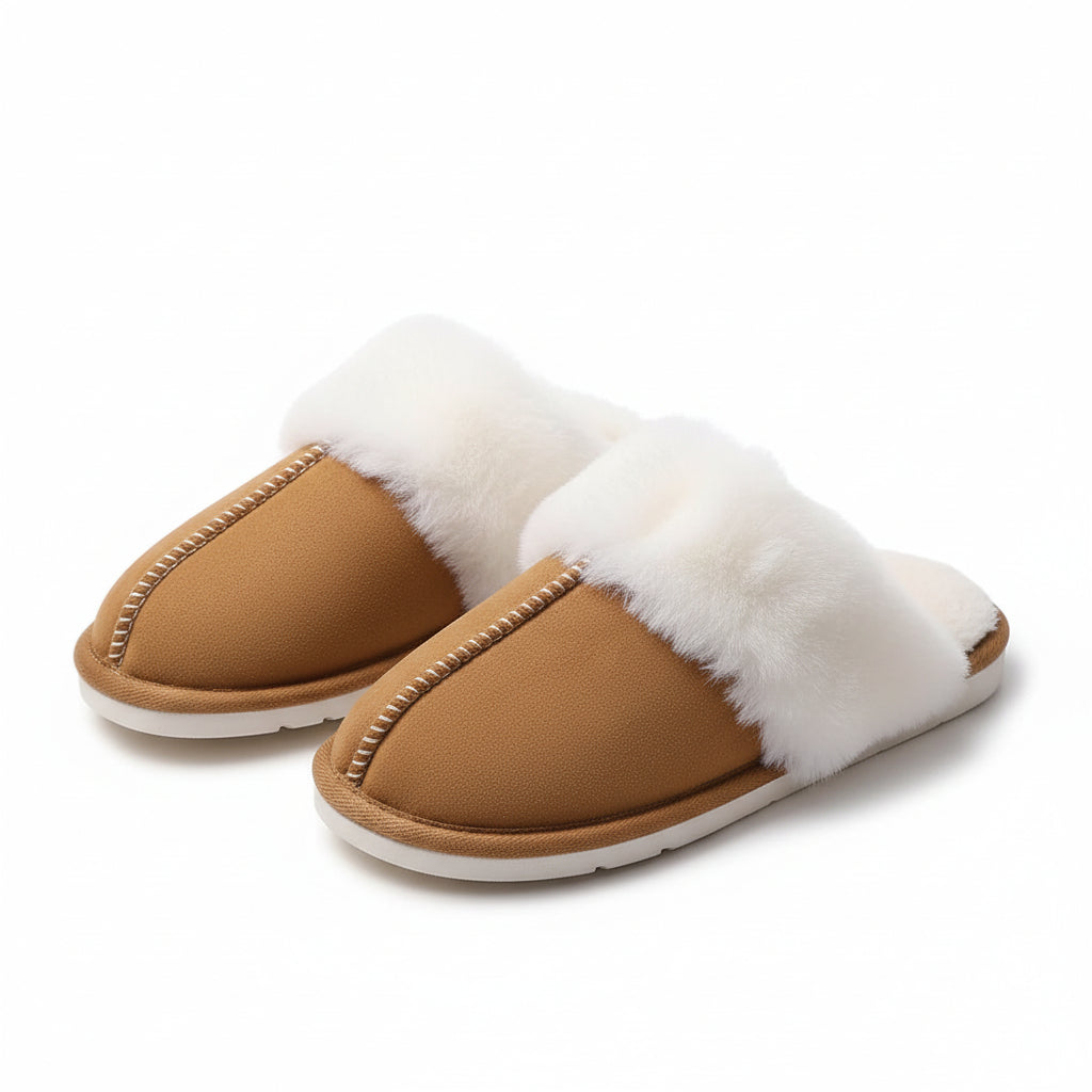 Winter Fluffy Cozy Slip On Slippers