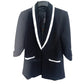 MOTF PREMIUM Contrast Binding Shawl Collar Blazer