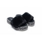 Women's Leopard Print Platform Slippers