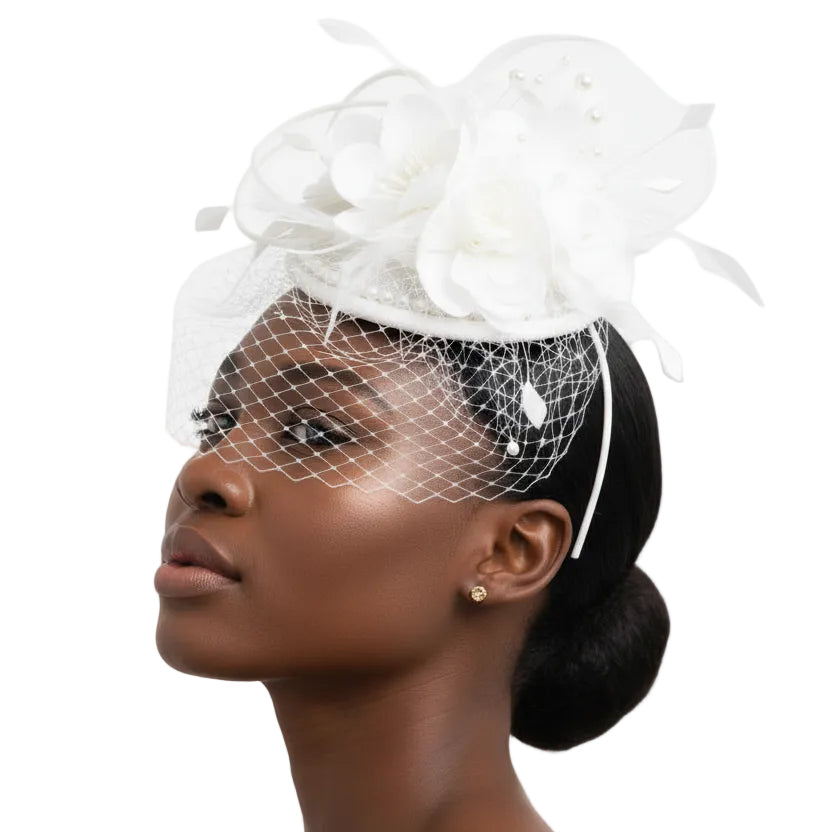 Elegant Women's Flower Decor Fascinator Hat