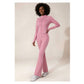 Long-Sleeve Zip-Jacket & Matching Flared Pants