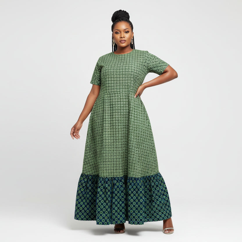 Pleated Traditional South African Shwe Shwe Dress