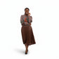 Two-piece Knitted Sweater &  Pleated Skirt Set