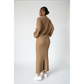Ladies Two-Piece Knitted Sweater & Maxi Skirt Set