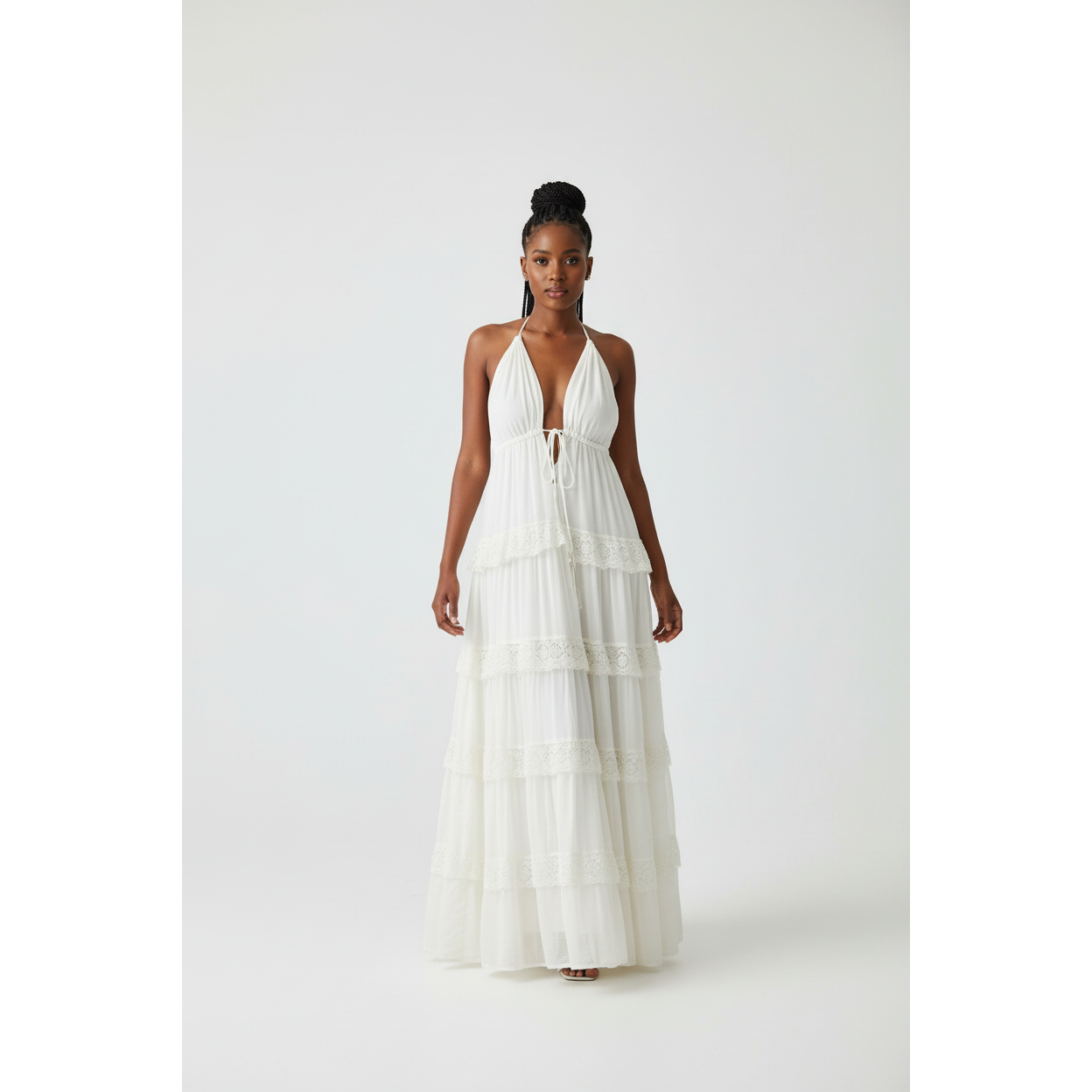 Mystic Ruffle Maxi Dress