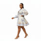 Hypnotic Buttoned Down Floral Mini Dress