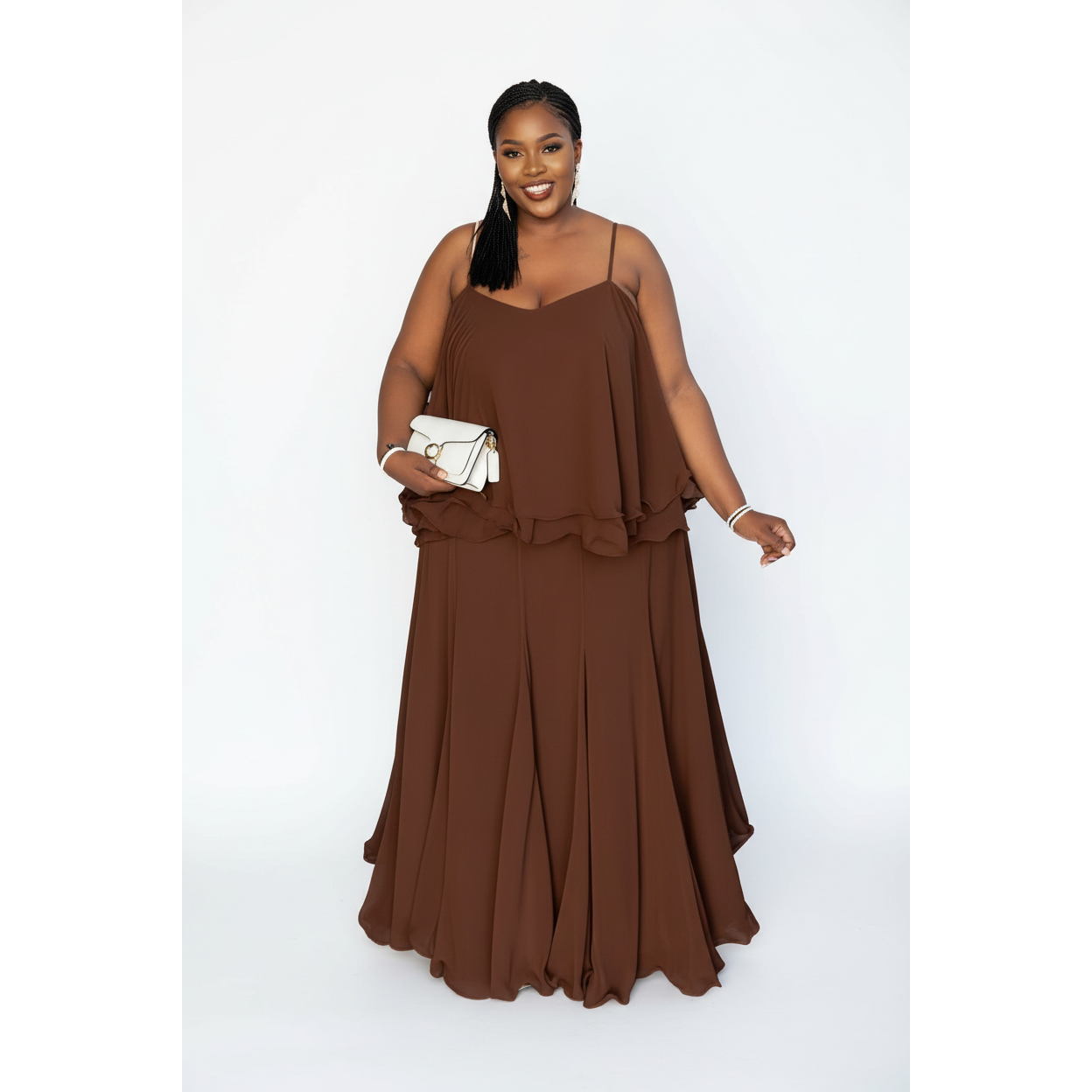 Layered Cami Maxi 2Pcs Set