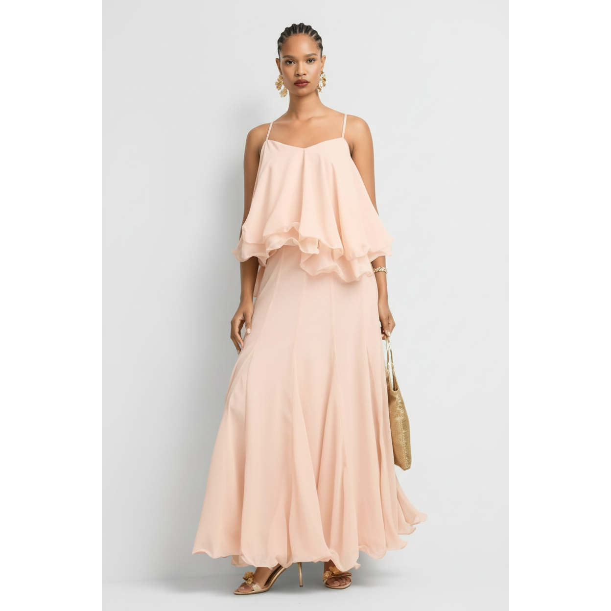 Layered Cami Maxi 2Pcs Set