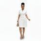 Plus Size Stylish Pleated Blazer Mini Dress