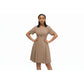 Plus Size Stylish Pleated Blazer Mini Dress