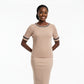 Ribbed Knitted Skin Tight Top