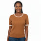 Ribbed Knitted Skin Tight Top