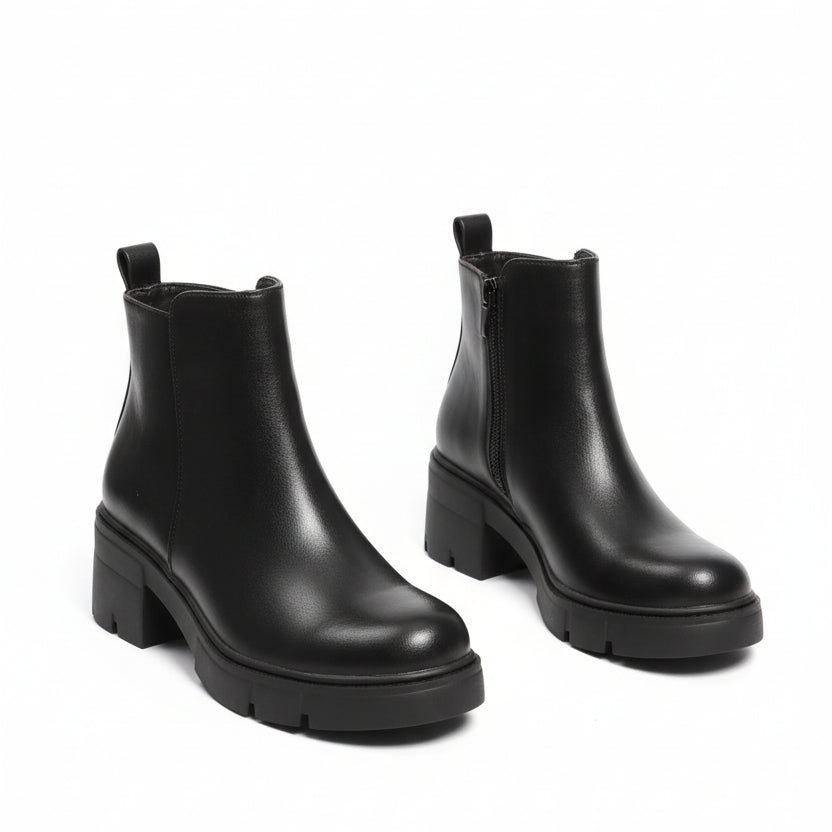 Classic Zipper Ankle Side Closure Boots