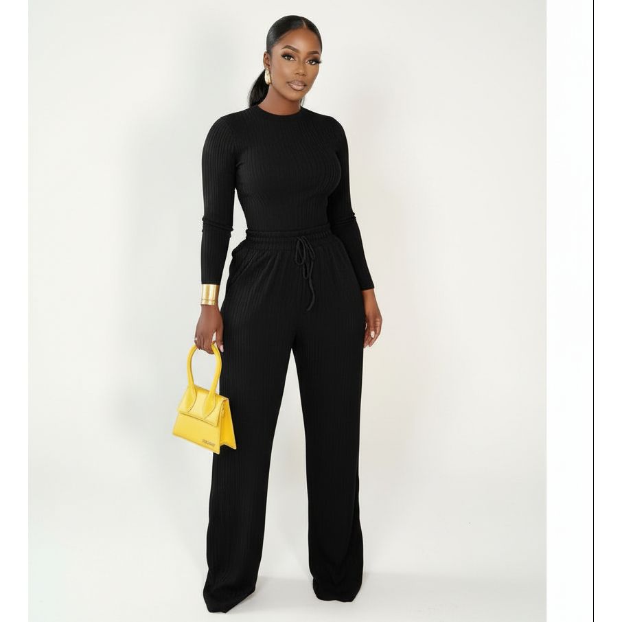 Ladies' Two-Piece Leisure Winter Tracksuit Set