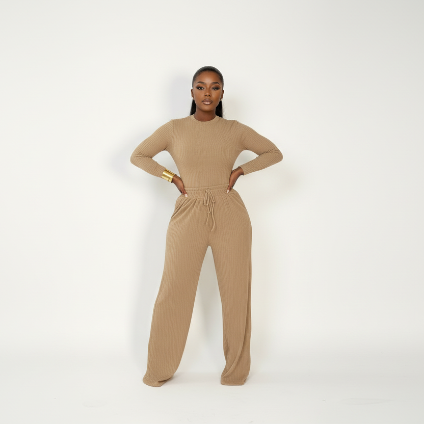 Ladies' Two-Piece Leisure Winter Tracksuit Set