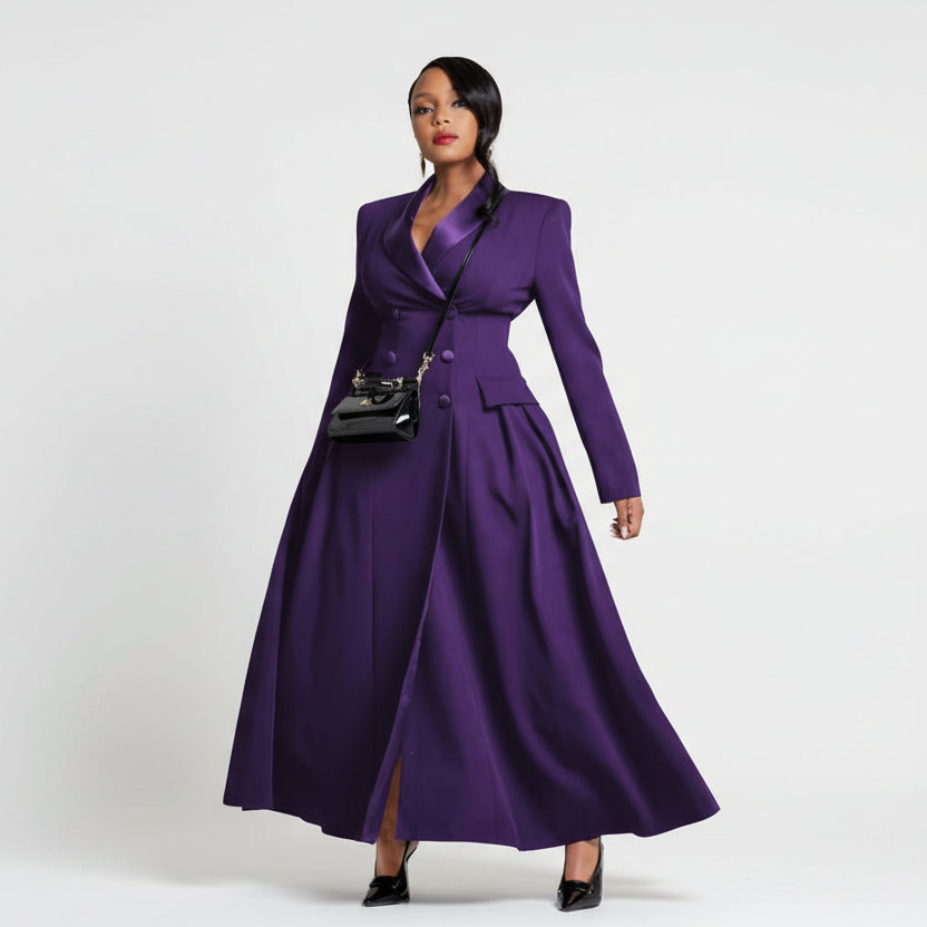 Double-breasted Coat Dress