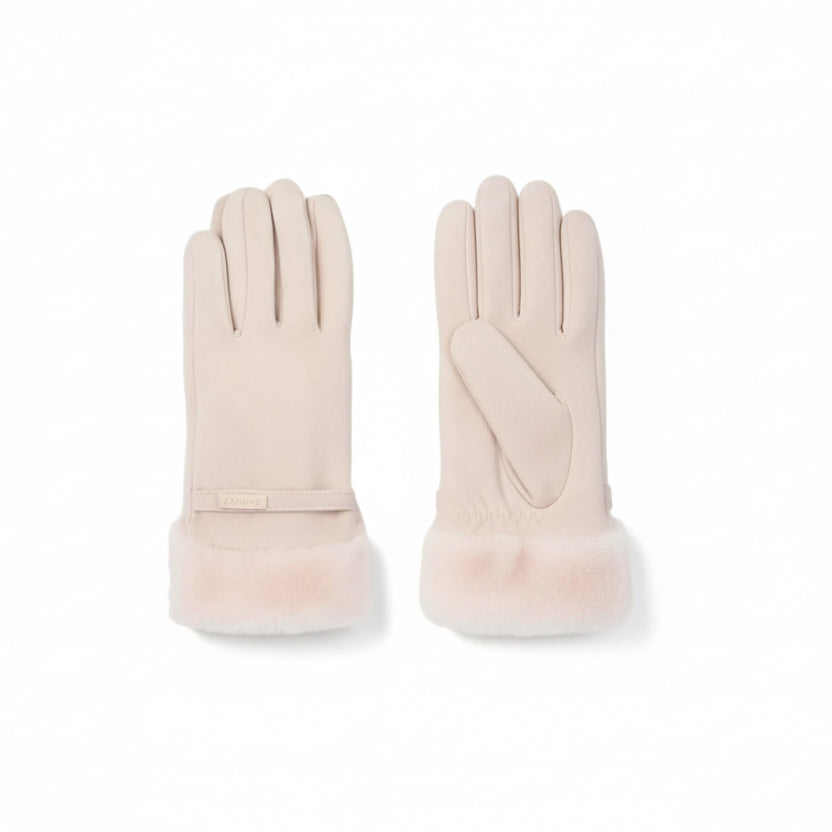Thickened Plush-lined Winter Gloves Designed for Cold Weather. 