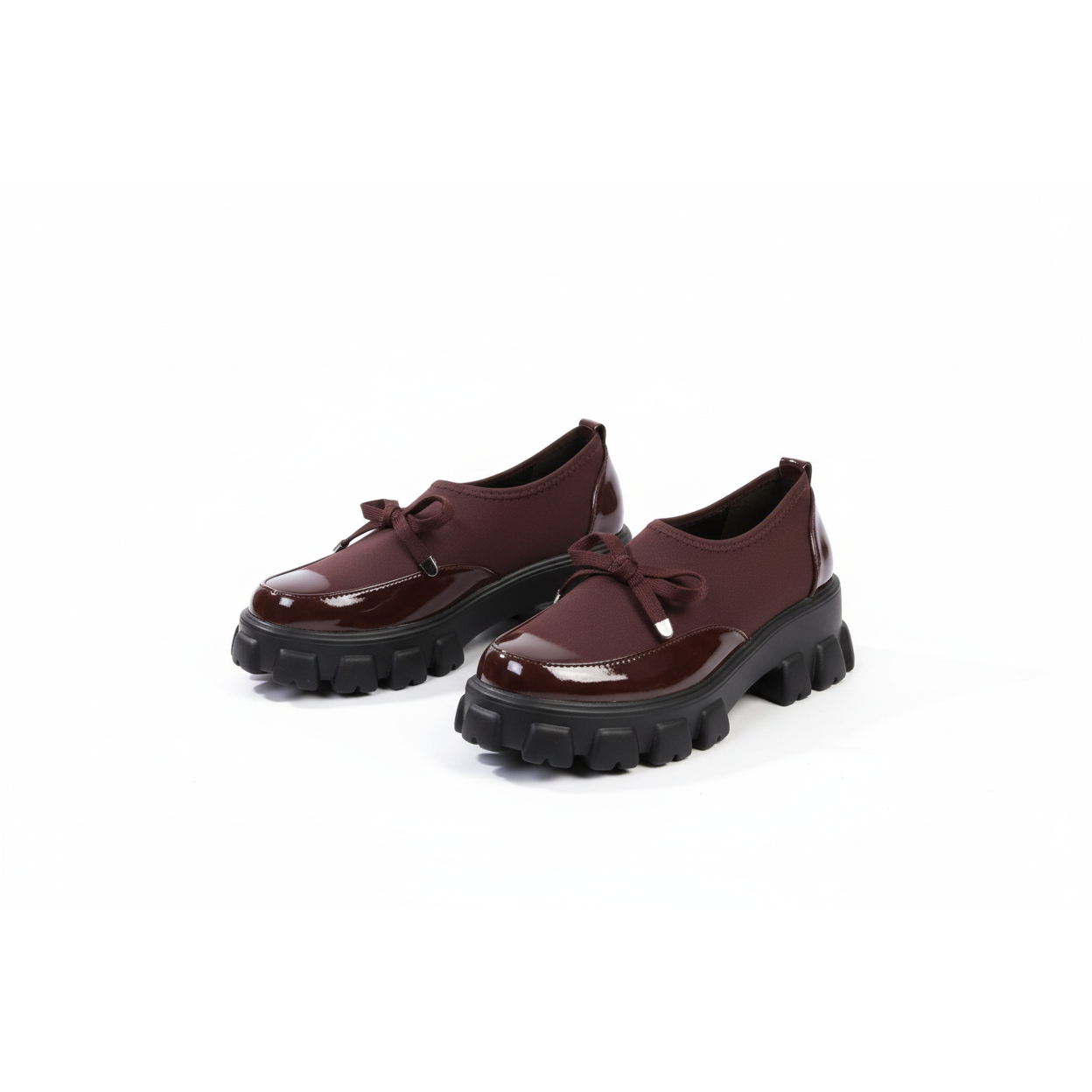 Tight String Chunky Casual Loafers